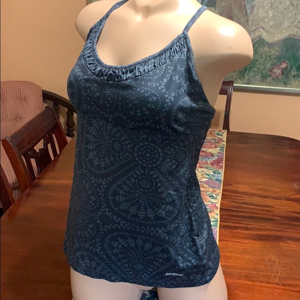 Patagonia Criss Cross Tribal Print Top